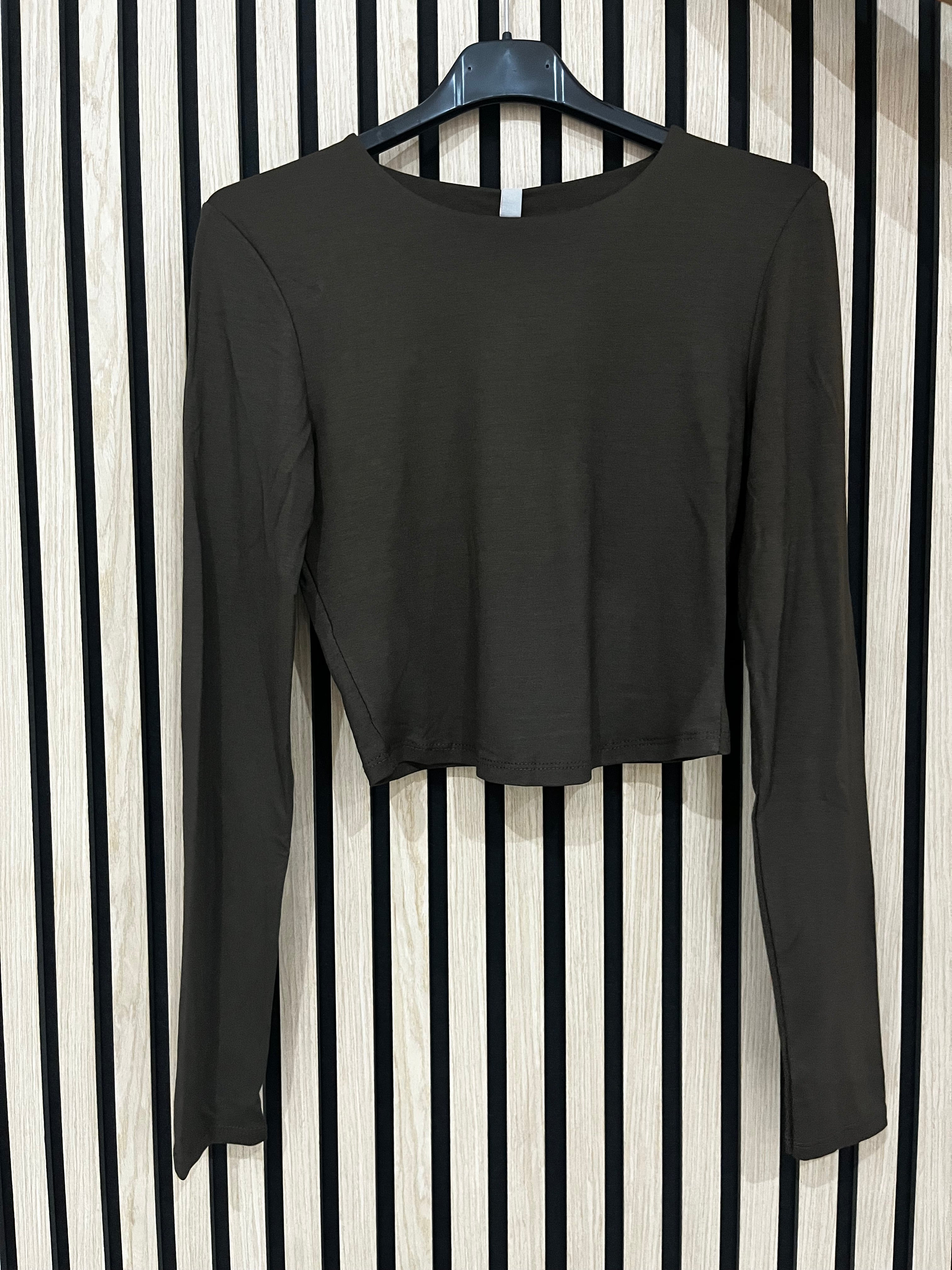 T-shirt basic marrone