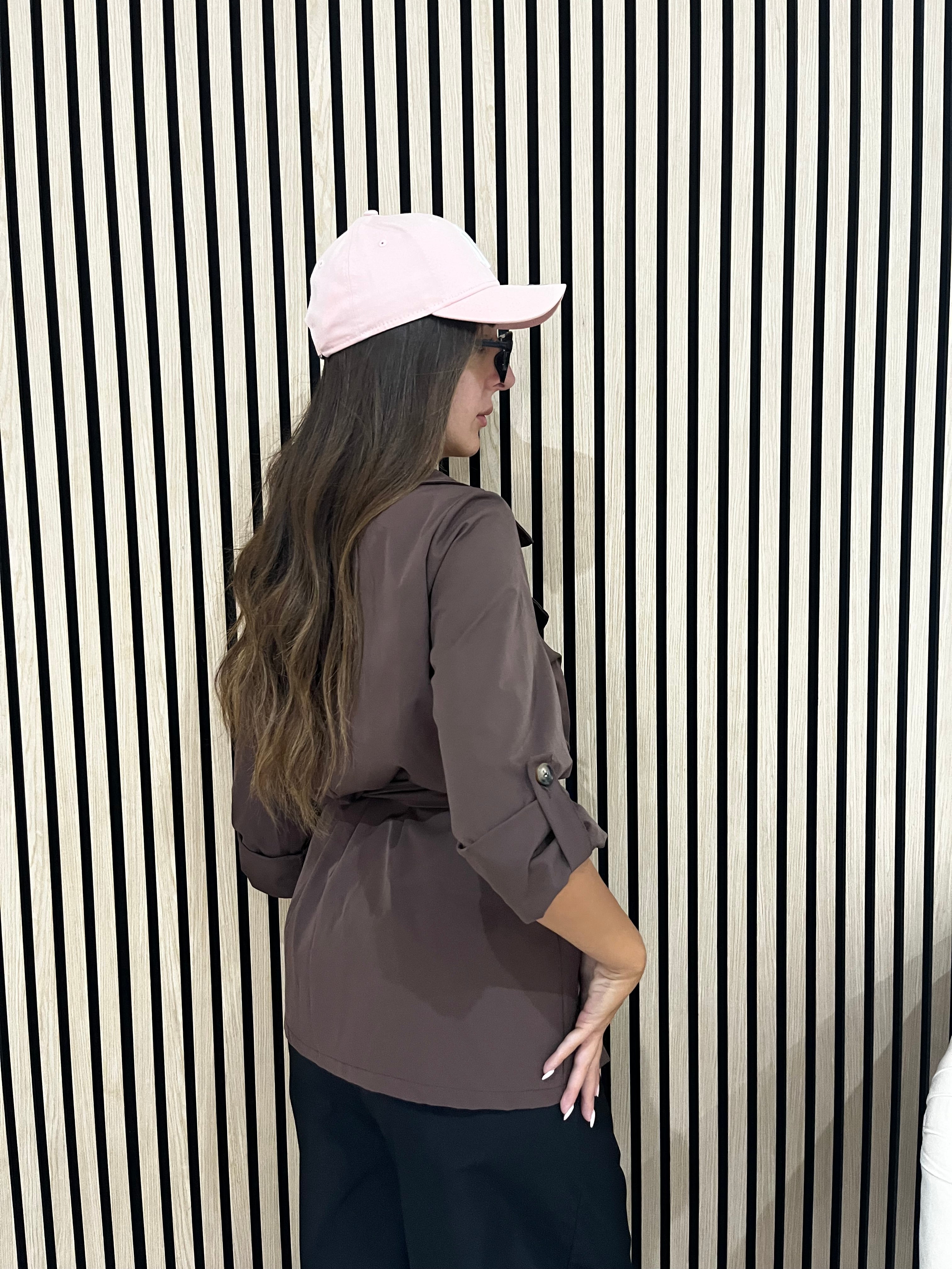 Trench marrone